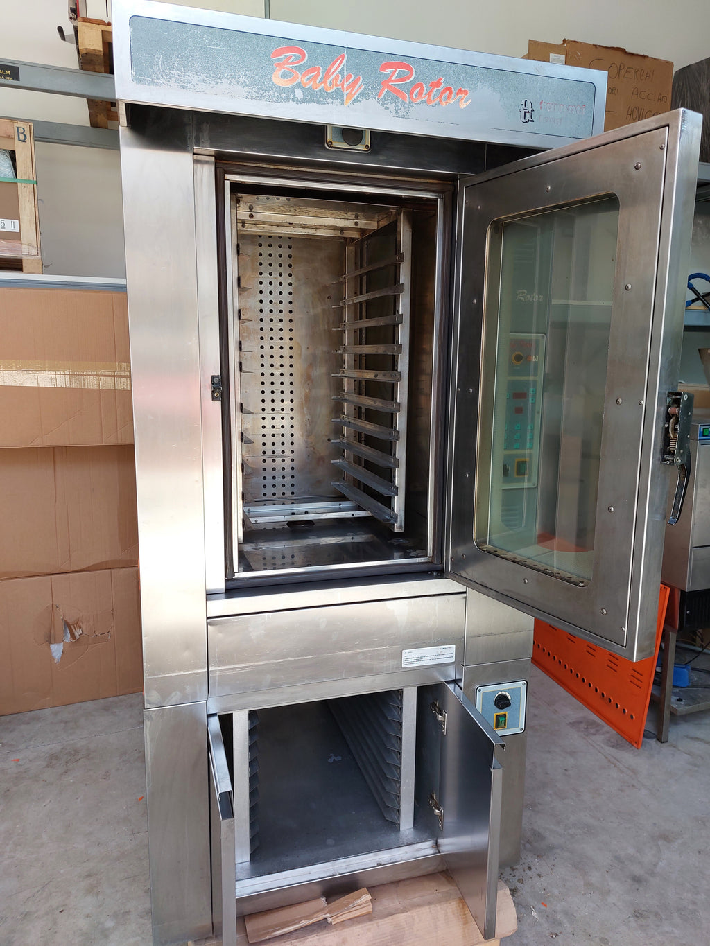Forno a gas a convenzione TORNATI Baby Rotor - Dea Distribuzione