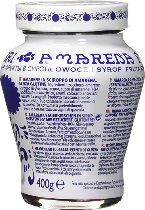 Amarena Opaline FABBRI - vaso ceramica 600 gr. - Dea Distribuzione