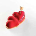Stampo Silicone Tortiera Beloved Cuori - coppapasta intergrato