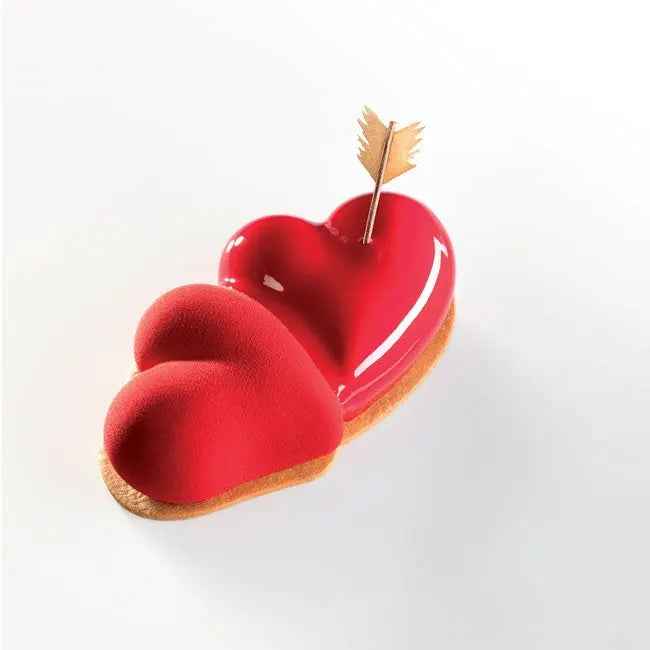 Stampo Silicone Tortiera Beloved Cuori - coppapasta intergrato