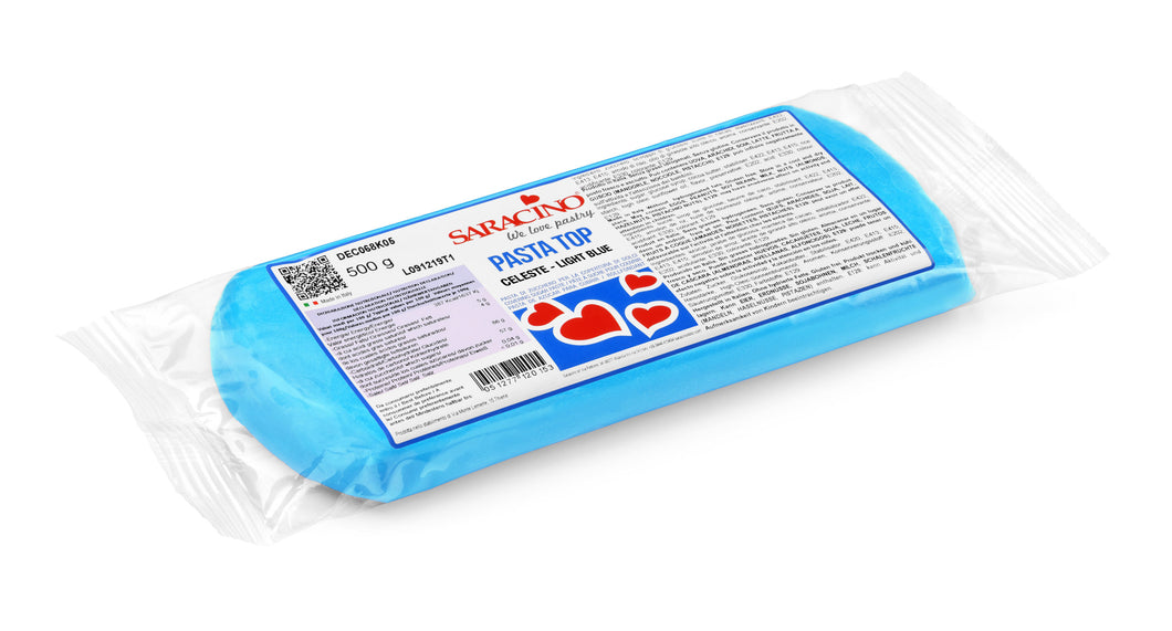 Pasta di Zucchero Top Celeste g 500