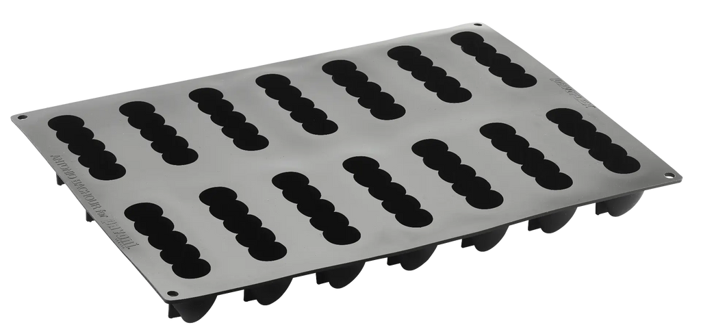 Stampo Silicone Pavoflex Miami 14 Impronte - coppapasta integrato - Dea Distribuzione