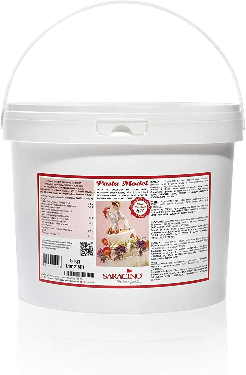 Pasta di Zucchero Model Bianca kg 5 - Dea Distribuzione