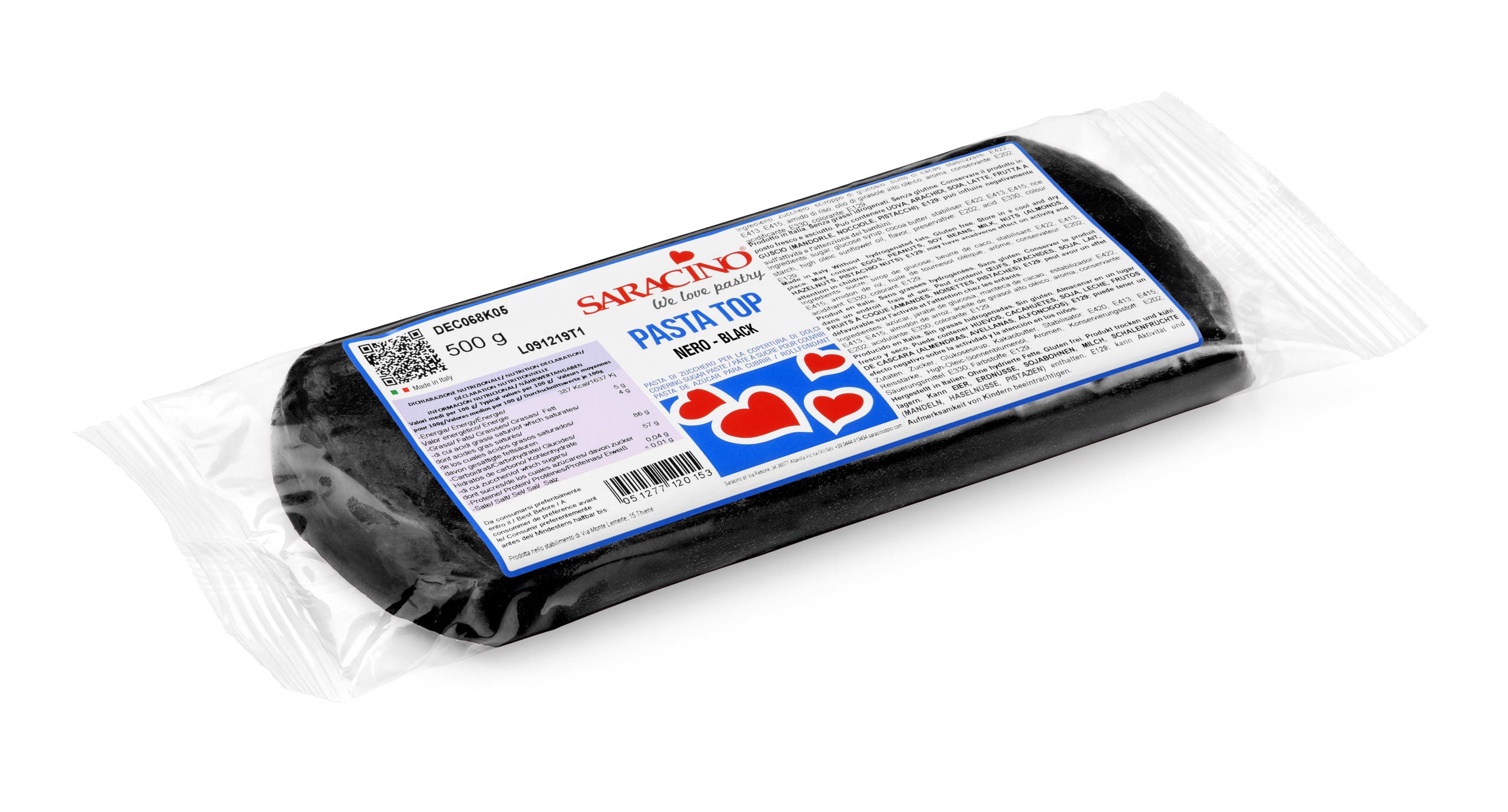 Pasta di Zucchero Top Nera g 500 - Dea Distribuzione