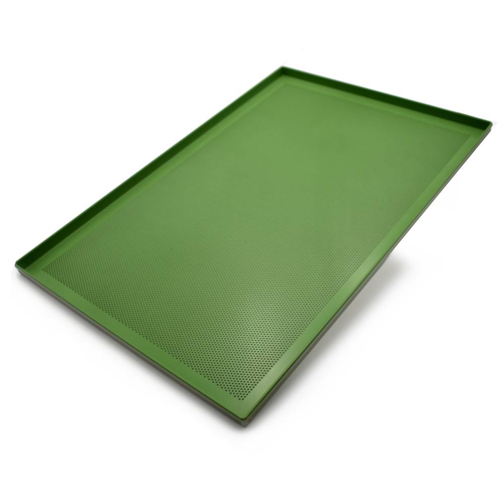 Teglia da forno antiaderente forata in alluminio cm 60x40