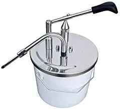 Coperchio Riempitrice Dosatrice Inox con dosatore curvo 16mm (Per secchielli Lar S.p.a. - M.Martini kg 5) (Hovicon) - Dea Distribuzione