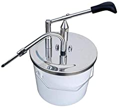 Coperchio Riempitrice Dosatrice Inox con dosatore curvo 16mm (Per secchielli Lar S.p.a. - M.Martini kg 5) (Hovicon)