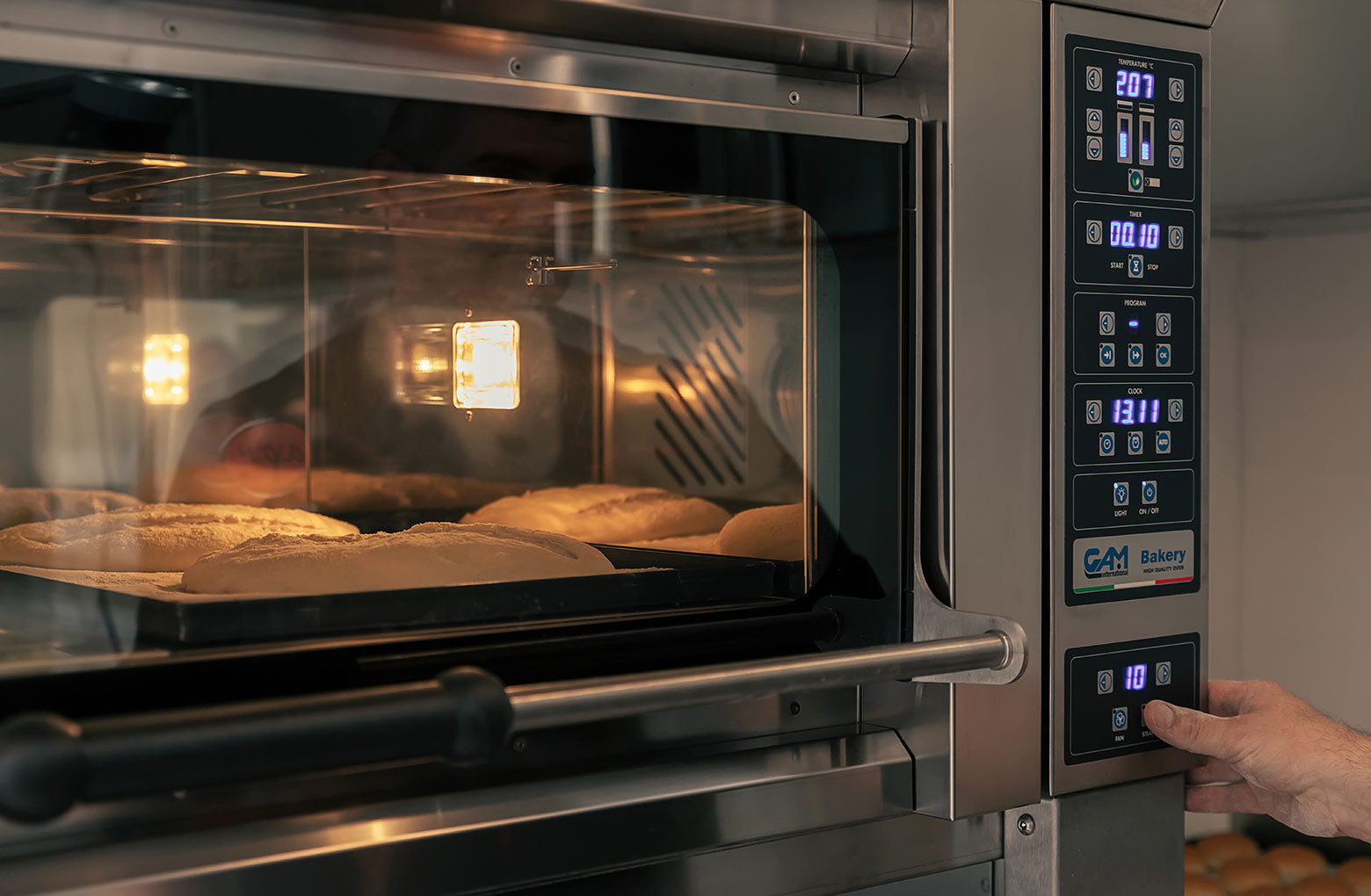 Forno elettrico per pizza in teglia GAM - Azzurro Tray 2 - immagine 2