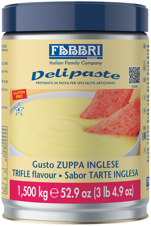 Delipaste Zuppa Inglese FABBRI - 1,5 Kg - Dea Distribuzione