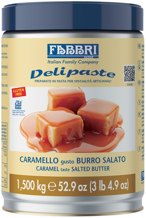 Delipaste Caramello Burro Salato FABBRI 1,5 Kg - Dea Distribuzione