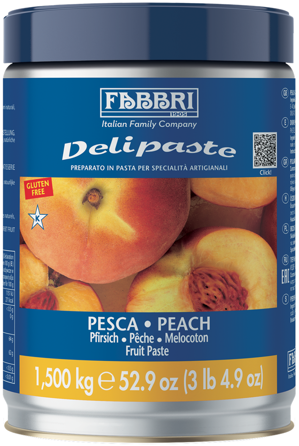 Delipaste Pesca FABBRI 1,5 Kg - Dea Distribuzione