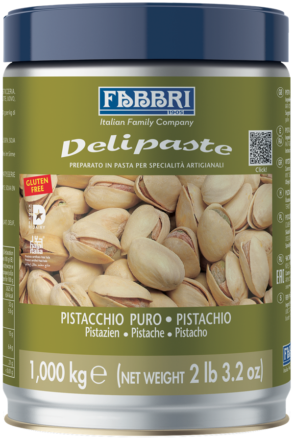 Delipaste Pistacchio puro FABBRI 1 Kg - Dea Distribuzione