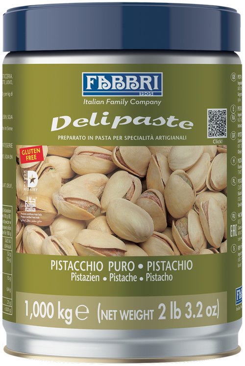 Delipaste Pistacchio puro FABBRI 1 Kg - Dea Distribuzione