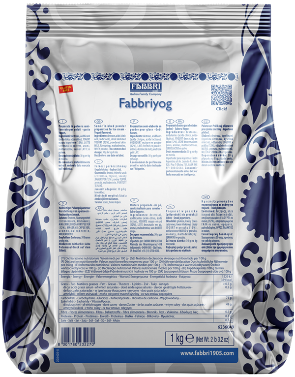 Fabbriyog FABBRI - 1 Kg