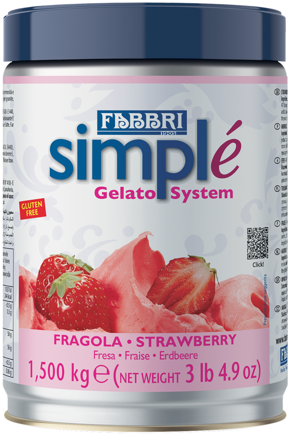 Simplé Fragola FABBRI 1,5 Kg - Dea Distribuzione