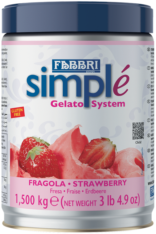 Simplé Fragola FABBRI 1,5 Kg - Dea Distribuzione