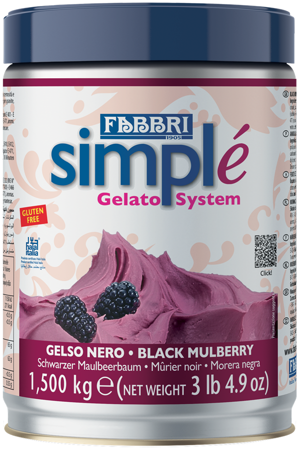 Simplé Gelso nero FABBRI 1,5 Kg