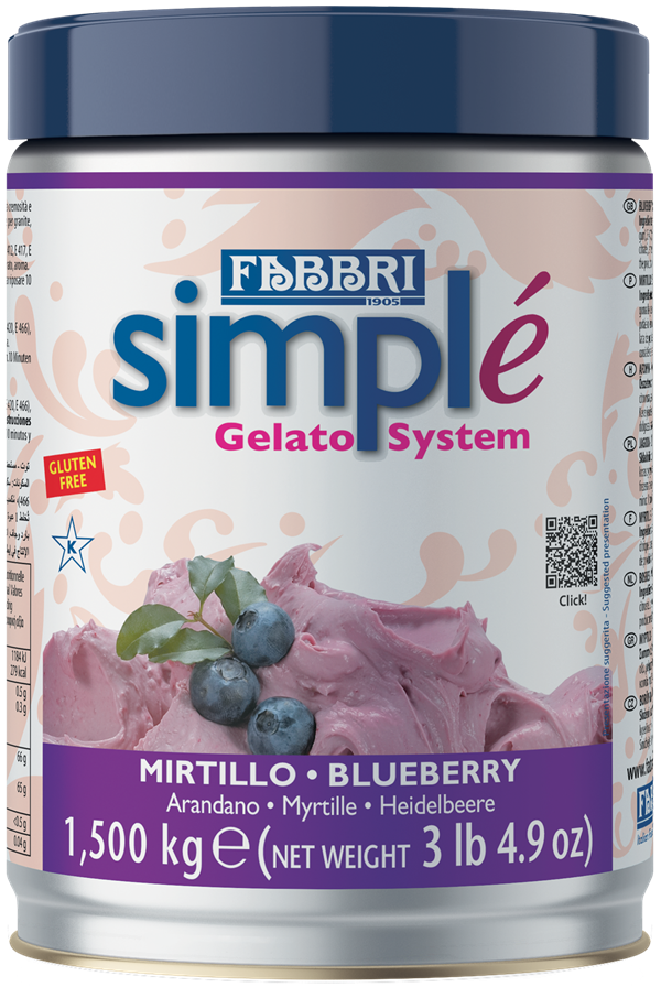 Simplé Mirtillo FABBRI 1,5 Kg - Dea Distribuzione