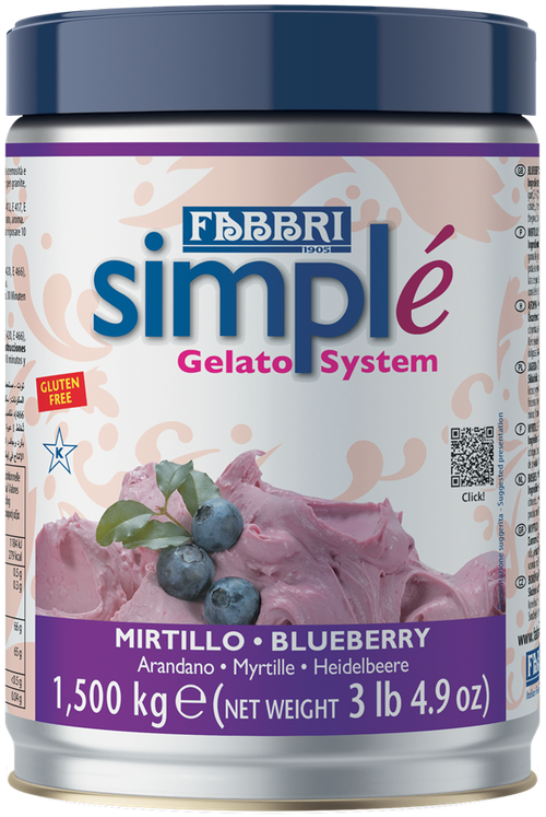 Simplé Mirtillo FABBRI 1,5 Kg - Dea Distribuzione