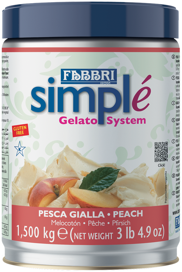 Simplé Pesca gialla FABBRI 1,5 Kg - Dea Distribuzione